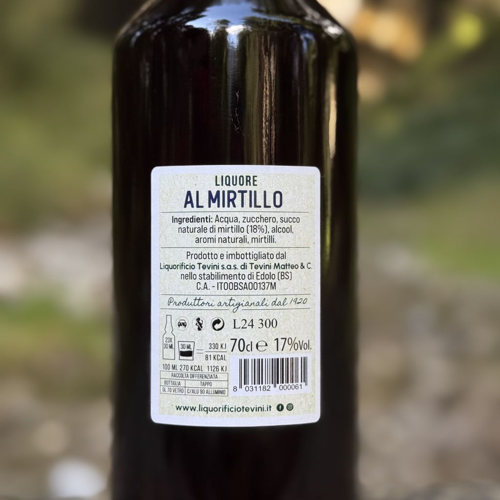 Liquore al Mirtillo