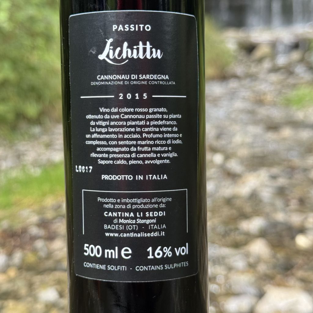 Lichittu Passito di Cannonau